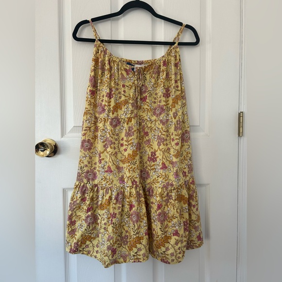 Old Navy Yellow Floral Cami Mini Dress M - Picture 2 of 6